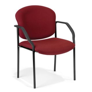OFM Stackable Guest Chair 404 Material Fabric/Wine