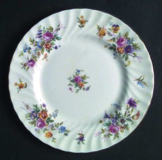 Minton Marlow (Newer,Wreath Backstamp) Salad Plate, Fine China Dinnerware   Flor