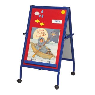 Balt Magnetic Flannel Easel   24 1/2 X45   With Wheels