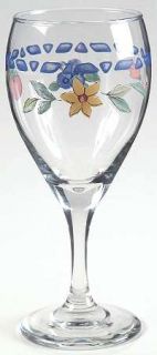 Pfaltzgraff Summer Garden 10 Oz Glassware Wine Goblet, Fine China Dinnerware   S