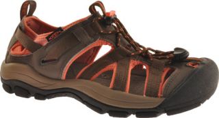 Womens Keen Owyhee   Slate Black/Living Coral Bungee Lace Shoes