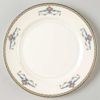Pope Gosser Melrose Salad Plate, Fine China Dinnerware   Flower Baskets,Scrolls,