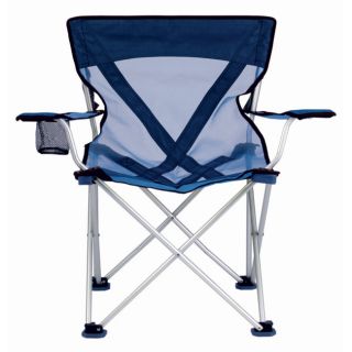 Teddy Aluminum Folding Camp Chair (BlueChanneled rust proof aluminum frameStainless steel rivetsQuick drying ballistic nylon mesh creates a breathable quick drying seating surfaceX design support straps to prevent seat sagging and fabric stressHardened pl