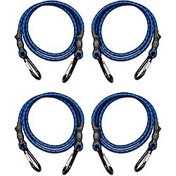 Raider Blue/ Black 4 piece Carabiner Strap Kit (Reinforced nylon/polyester blendDimensions 16 inches high x 7 inches wide x 3.5 inches deepNot intended for climbing use.)