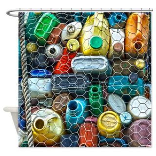  Curacao Recycling Art Shower Curtain  Use code FREECART at Checkout