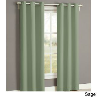 Bennet 84 inch Curtain Panel Pair (Midnight Purple, sage, charcoalCurtain style Window panelConstruction GrommetLining Not linedDimensions 84 inches long x 40 inches wide per panelMaterials 100 percent polyesterCare instructions Machine washFor prop