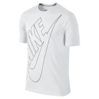 Nike Exploded Open Futura Mens T Shirt   White