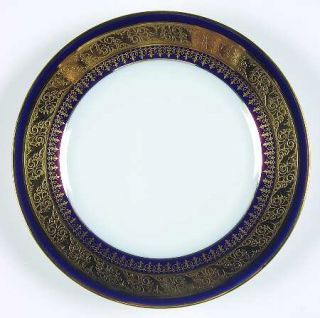Chas Field Haviland Martine Bread & Butter Plate, Fine China Dinnerware   Gold E