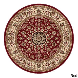 Rhythm 105390 Transitional Area Rug (710 Round) (Varies based on option selectedSecondary Colors Beige, black, green, blueShape RoundTip We recommend the use of a non skid pad to keep the rug in place on smooth surfaces.All rug sizes are approximate. D