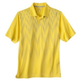 C9 by Champion Mens Printed Golf Polo   Yellow S