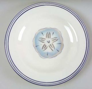 Paula Deen Ahoy Mate Salad Plate, Fine China Dinnerware   Sea Life, Red & Blue R