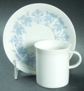 Rosenthal   Continental Bellevue Flat Cup & Saucer Set, Fine China Dinnerware  