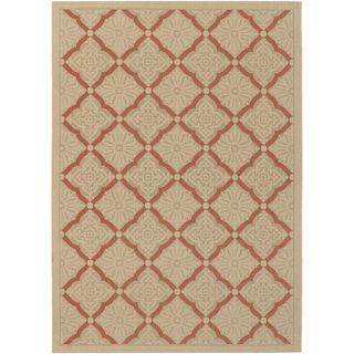 Five Seasons Sorrento/ Cream terra Cotta Area Rug (510 X 92) (CreamSecondary colors Terra CottaPattern FloralTip We recommend the use of a non skid pad to keep the rug in place on smooth surfaces.All rug sizes are approximate. Due to the difference of 
