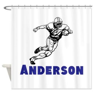  Personalized Football Shower Curtain  Use code FREECART at Checkout