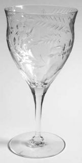 Seneca Orleans Water Goblet   Stem #1965/Cut #1422