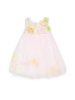 Infants Flower Dress   Pink