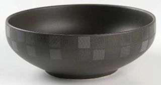 Home Hmq6 Soup/Cereal Bowl, Fine China Dinnerware   All Black,Glossy & Matte Squ