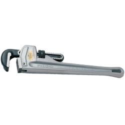Ridgid 10 inch Aluminum Straight Pipe Wrench (AluminumJaw material Alloy steelWeight 1 pounds)