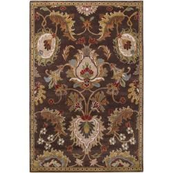 Transitional Hand knotted Multicolored Ashland Wool Rug (2 X 3)