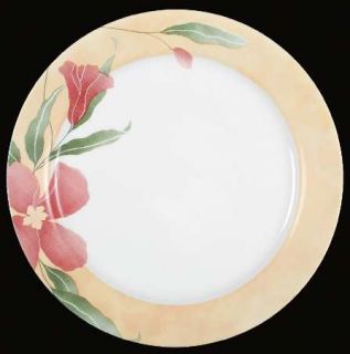 Corning Pacific Bloom Dinner Plate, Fine China Dinnerware   Corelle,Red Flowers,