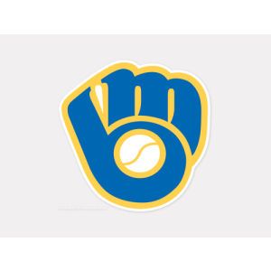 Milwaukee Brewers Wincraft 4x4 Die Cut Decal Color