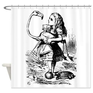  Alice + Flamingo Shower Curtain  Use code FREECART at Checkout