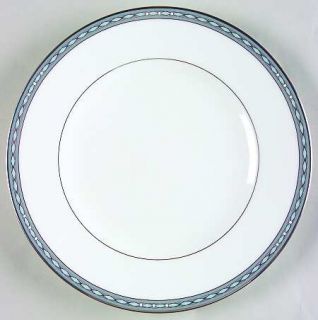 Waterford China Pavia Salad/Dessert Plate, Fine China Dinnerware   White Dots, L