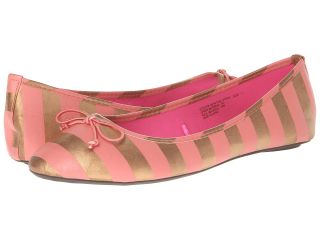 Charles Albert Toni Stripe Womens Slip on Shoes (Pink)