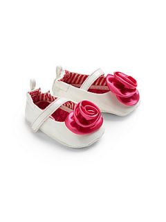 Infants Faux Patent Mary Jane Slippers