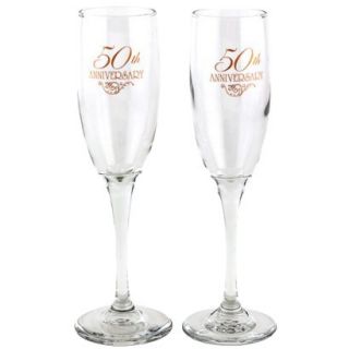 50th Anniversary Toasting Flutes (2)