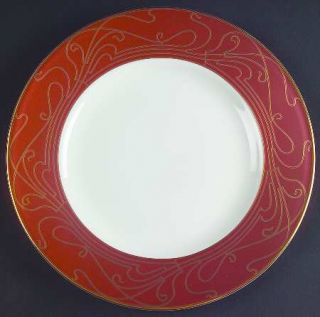 Wedgwood Paris Accent Salad Plate, Fine China Dinnerware   Bone, Copper & Gold D
