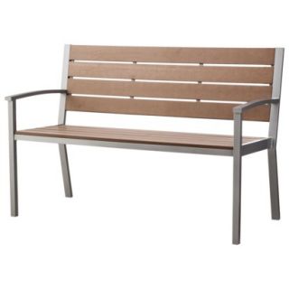 Outdoor Patio Furniture Threshold Wood Bench, Bryant Collection