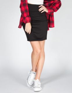 Highwaisted Bodycon Skirt Black In Sizes Medium, X Small, Small, Larg