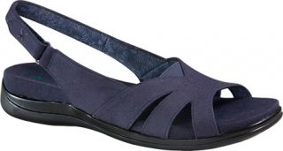 Womens Grasshoppers Lillie Sandal   Navy Canvas Casual Shoes