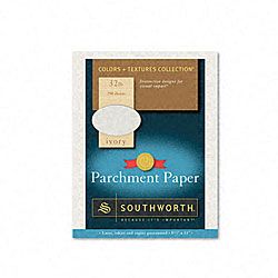 Colors+textures Ivory Parchment Paper (case Of 250)