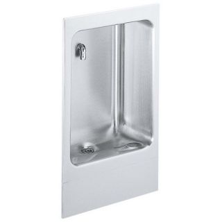 Elkay EDFBC12PBC Drinking Fountain, Fully Recessed Wall Mounted Cuspidor w/o Refrigeration Stainless Steel