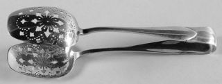 Tiffany Faneuil (Sterling, 1910, M/C/T Stamps) Large Ice Serving Tongs with Bowl