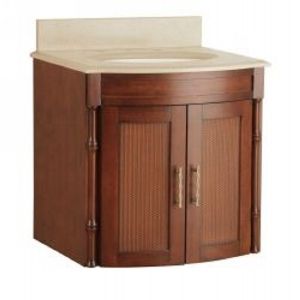 Foremost FMBANWH2422 Bali 24 Vanity with Stone Vanity Top with Basin