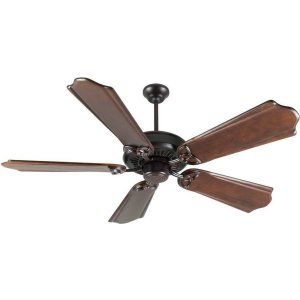 Craftmade CRA K10838 American Tradition 56 Ceiling Fan with Custom Carved Class