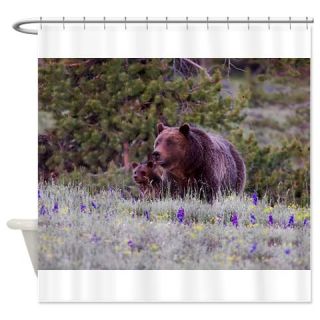  Grizzly Bear 399 Triplet Cubs Shower Curtain  Use code FREECART at Checkout