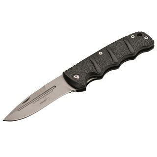 Boker Plus Kal 42 Tactical Pocket Knife (BlackBlade materials AUS8 StainlessHandle materials AluminumBlade length 3.5 inchesHandle length 4.5 inchesWeight 4.8 ouncesDimensions 8 inches long x 1 inch wide x 0.25 inch deepBefore purchasing this produc