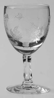 Fostoria Sylvan (Stem #6060) Cordial Glass   Stem #6060,Etch #1,Falling Autumn L