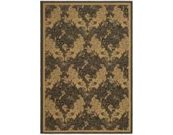 Black/natural Geometric Pattern Indoor/outdoor Rug (710 X 11)