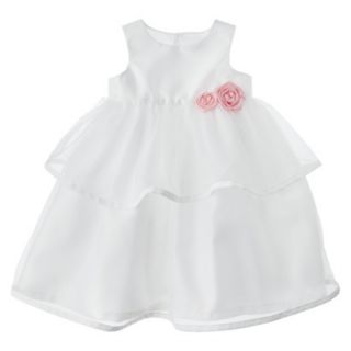 Just One YouMade by Carters Newborn Girls Dress Set   White 18 M