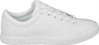Boys K Swiss Varsity Clean Classic Lite   White/White Lace Up Shoes