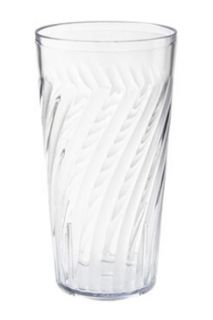 GET 20 oz Tahiti Textured Beverage Tumbler, 6.5 in Tall, Clear