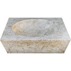 Concrete Round Incline Marble Sink (MarbleCan be used indoors or outdoorsModel number Round Incline Marble )