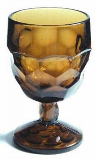 Viking Georgian Nutmeg Brown Water Goblet   Stem #6900, Nutmeg Brown