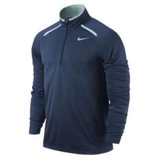 Nike Half Zip Mens Tennis Jacket   Brave Blue