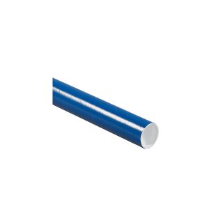Colored Round Mailing Tubes   3X36   Blue   Blue   Lot of 24  (P3036B)